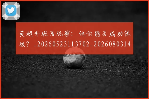 英超升班马观察：他们能否成功保级？_20260523113702_20260803144830